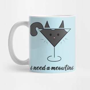 I need a Meowtini Black Cat Mug